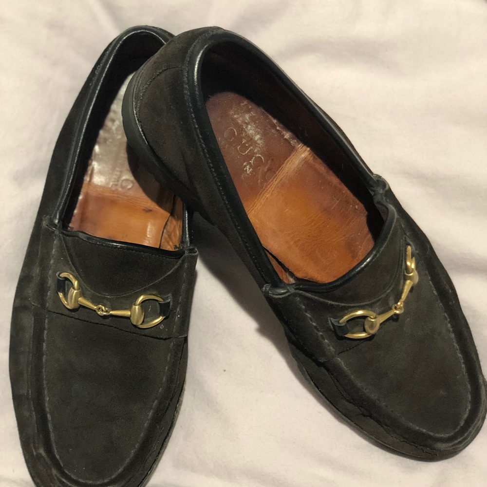 Gucci Suede Loafers